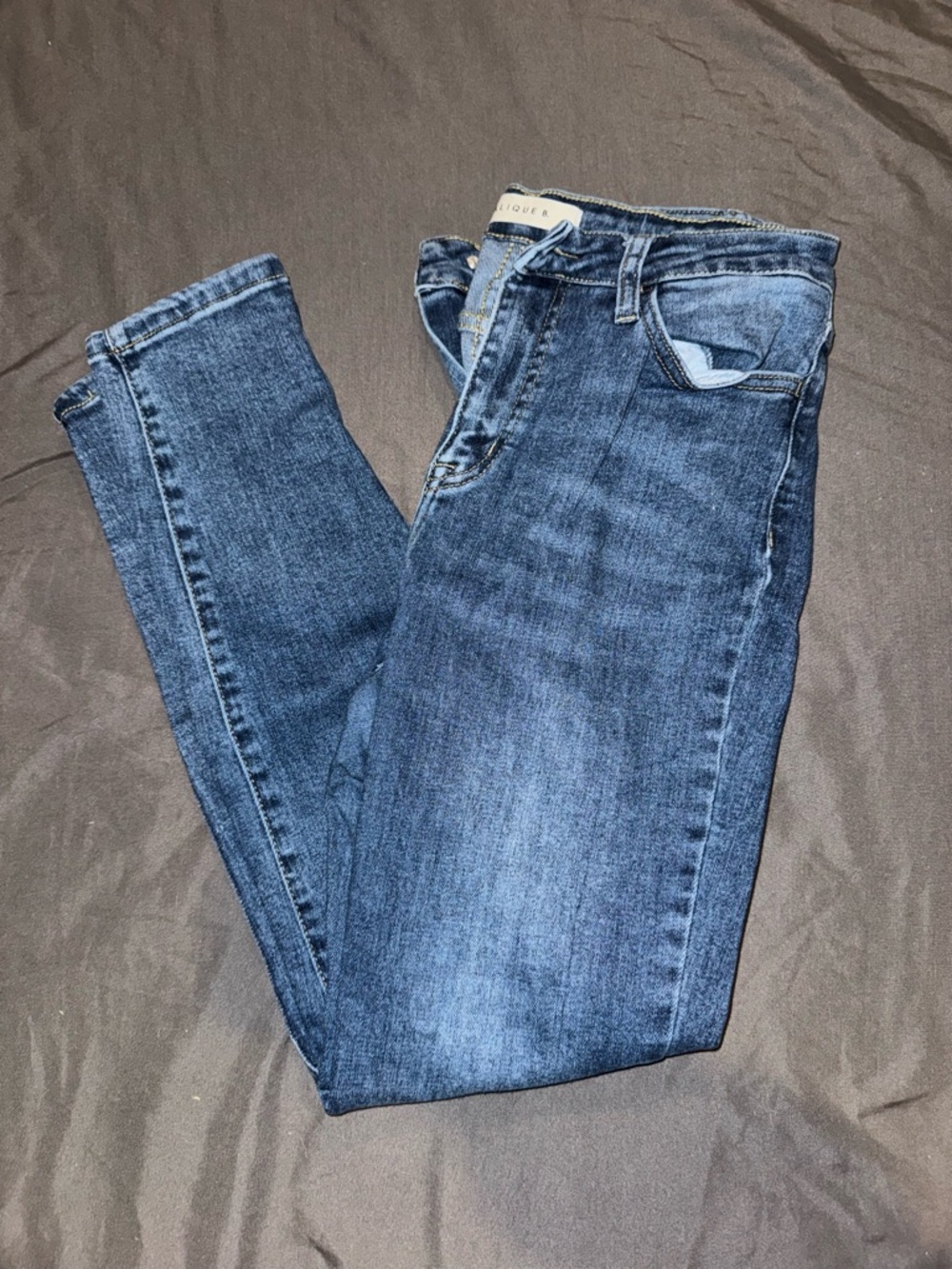 Skinny Jeans - Dark Blue Wash